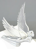 Lighted Hood Ornament Flying Goddess Windrider Clear Wings Chrome GG#48056
