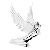 Lighted Hood Ornament Flying Goddess Windrider Clear Wings Chrome GG#48056