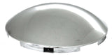 Front Hub Cap 4 Notch for Steel Wheel Dome Style Chrome 7/16" Lip GG#10513 Each