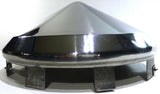 Front Hub Caps Universal Fit Cone Pointed 1" Lip for Aluminum Wheel GG10752 Pair