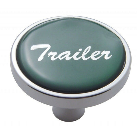 knob trailer short pin mount green glossy sticker Kenworth Peterbilt Freightline