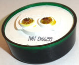 Incandescent Light 2" Flat Green Lens Single Bulb Sealed Plastic GG#79943 Each