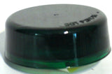 Incandescent Light 2" Flat Green Lens Single Bulb Sealed Plastic GG#79943 Each