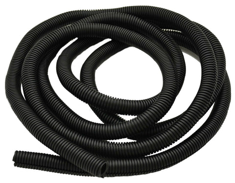 Wire Loom Harness Split Tubing Corrugated Black 5/8" ID Plastic GG#85017-10 Feet