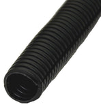 Wire Loom Harness Split Tubing Corrugated Black 5/8" ID Plastic GG#85017-10 Feet