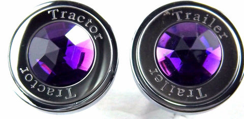 Air Brake Knobs Tractor Trailer for Pin Mount Shaft Purple Jewel GG#95824-95834