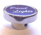 Panel Light Knob for 1/4” Shaft Purple Aluminum Sticker Chrome Knob UP#23046