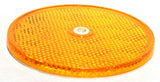 Round Reflectors With Center Hole 3-1/4” Amber Acrylic Lens GG#80821 Set of 2