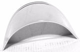 Extended Round Headlight Visor for 7” Head Light Stainless 5-1/8” Depth GG#92475