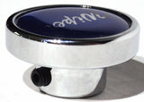 Wiper Knob for Peterbilt Freightliner Chrome w/Blue Glossy Sticker UP#23202
