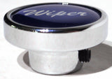 Wiper Knob for Peterbilt Freightliner Chrome w/Blue Glossy Sticker UP#23202