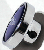 Wiper Knob for Peterbilt Freightliner Chrome w/Blue Glossy Sticker UP#23202