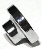 Wiper Knob for Peterbilt Freightliner Chrome w/Blue Glossy Sticker UP#23202