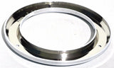 Light Grommet Bezel for 4” Round Light Plain Chrome Plastic, 3 Hole UP#10484 Ea.