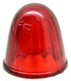 Bumper Guide/Dome Light Lenses Watermelon Red Glass 1-5/8 Diameter GG#80488 Pair