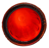Bumper Guide/Dome Light Lenses Watermelon Red Glass 1-5/8 Diameter GG#80488 Pair