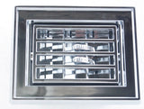 A/C Heater Square Vent for Peterbilt 1987-2000 Chrome Plastic UP#41019 Each