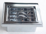 A/C Heater Square Vent for Peterbilt 1987-2000 Chrome Plastic UP#41019 Each