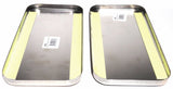 Sleeper Vent Door Covers 10-1/2” X 5” for Kenworth Stainless Steel UP#20568-Pair