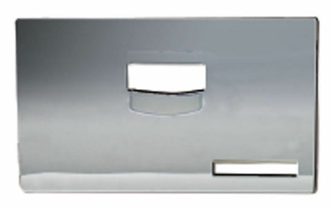 Glove Box Cover for Kenworth 2006 & up W900 Chrome Plastic Tape Mount GG#67843