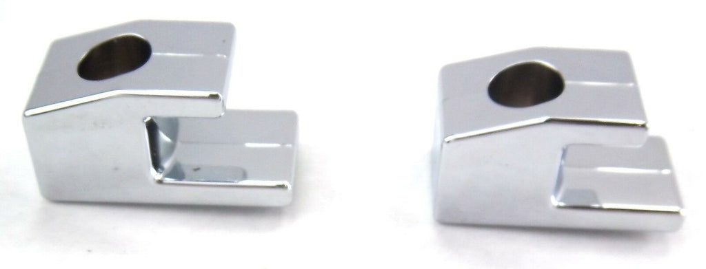 sleeper curtain hook set (2) plain chrome plastic for Peterbilt cabs berths