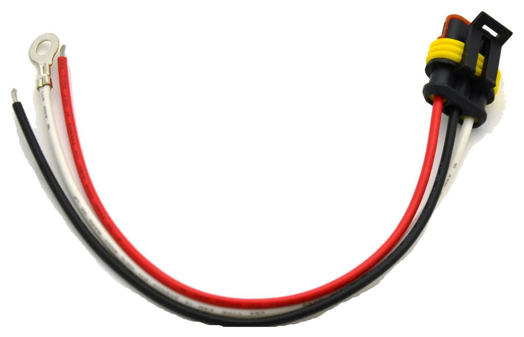 Light Pigtail 3 Pin Molded Plug for LED Lights 3 Wire 7" Long UP#34238 Each