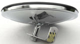 mirror head 6" round convex center mount chrome Peterbilt Kenworth Freightliner