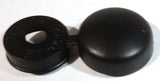 screw head cover sets(10) black hinged for #6 #8 #10 M3 M4 M5 flat back screws
