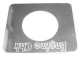 GG Switch Plate for Freightliner Engine Check Stainless Steel #68753