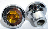 knob set air brake tractor trailer amber jewel screw on for Freightliner KW Pete