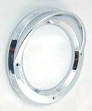 UP Light Bezel for 4" Round Light w/ Visor Chrome Plastic 5 3/4" OD. #10483 Each