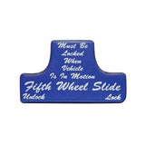 Switch Guard Fifth Wheel Slide for Freightliner 1990-2010 Blue Glossy UP#21020