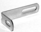 Mirror Bracket L Shape Chrome Metal Adjustable Slots 3 X 1-1/2 X 3/4" GG#33180BP