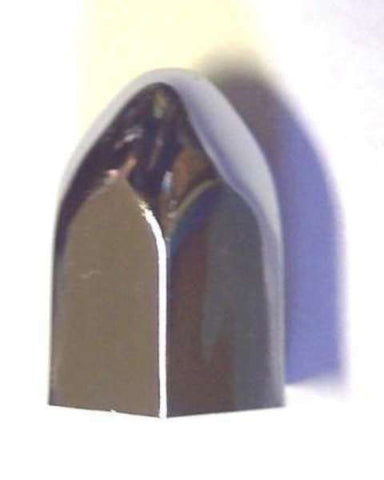 nut covers(5) 13/16" bullet chrome plastic 1-3/8" tall Peterbilt Kenworth FL