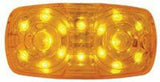 Tiger Eye Double Bubble Led Light for Kenworth 16 LEDs/Amber Lens UP#38191 Each