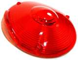 lens replacement 4" round red plastic 3 screws for Peterbilt Kenworth Freightlin