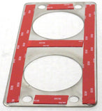 dash plate parking brake air brakes plain stainless steel for Kenworth 1982-2001