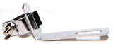 bracket mirror side mount chrome metal 3/4" O.D. for exterior door mirrors