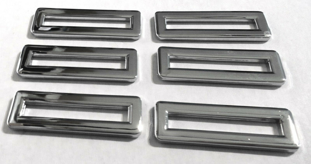 Switch Label Bezels for Freightliner Classic FLD Plain Plastic UP#41001- 6 Pack