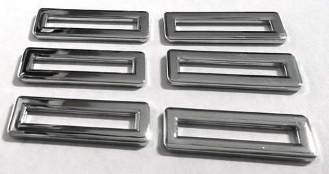 Switch Label Bezels for Freightliner Classic FLD Plain Plastic UP#41001- 6 Pack