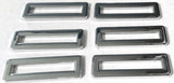 Switch Label Bezels for Freightliner Classic FLD Plain Plastic UP#41001- 6 Pack