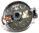 A/C heater knob amber indicator chrome plastic dial Peterbilt 2006+ dash