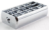 A/C Heater vent large chrome plastic for Peterbilt 2000-05 each
