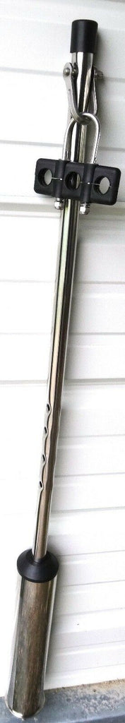 pogo stick swivel air line bracket 40" stainless steel for Peterbilt Kenworth FL