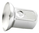 nut covers(10) 1-1/16" standard style flange chrome metal 2" tall Kenworth Pete