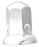 nut covers(10) 1-1/16" standard style flange chrome metal 2" tall Kenworth Pete