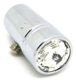 toggle switch extensions(3) mini clear jewel 1" chrome aluminum for Peterbilt