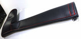 Gear Shift Stick-Boot Cover Universal PVC Vinyl Black /Red Stitches 17" GG#99676