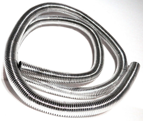 wire loom 3/4" I.D. 72" long chrome plastic for Peterbilt Kenworth Feightliner