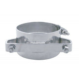 exhaust band clamp bracket wide 304 stainless steel for 5" Freightliner stacks